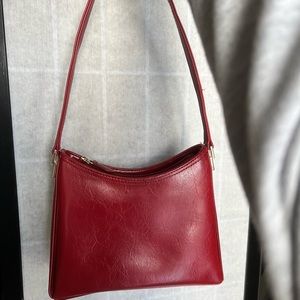 Liz Claiborne red leather purse👛